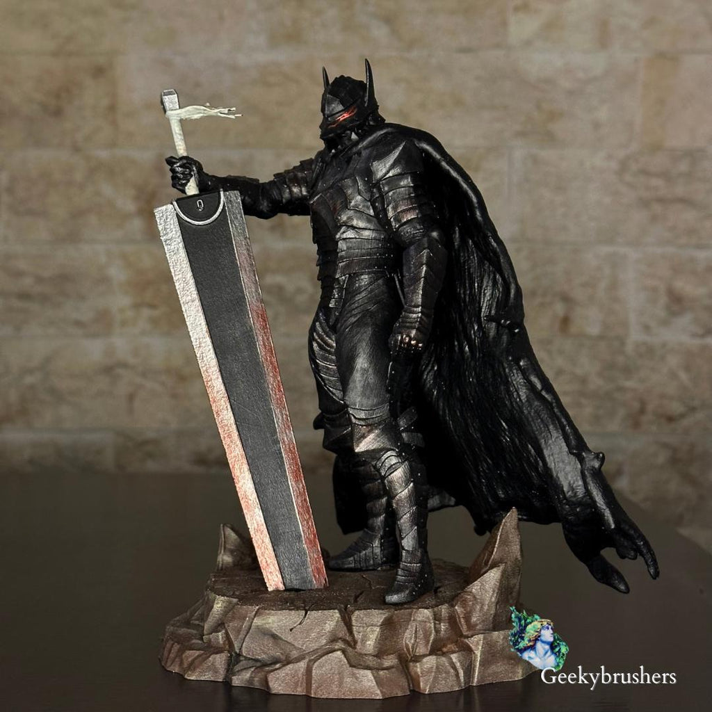 Guts Berserker Armor Painted Statue | Berserk Resin Statue