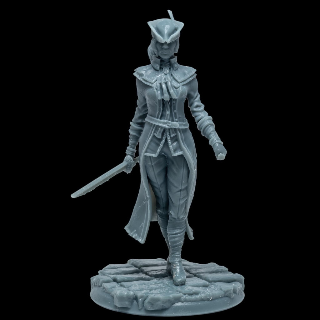 Lady Maria Miniature tabletop, Bloodborne Hand-Painted Resin Statue