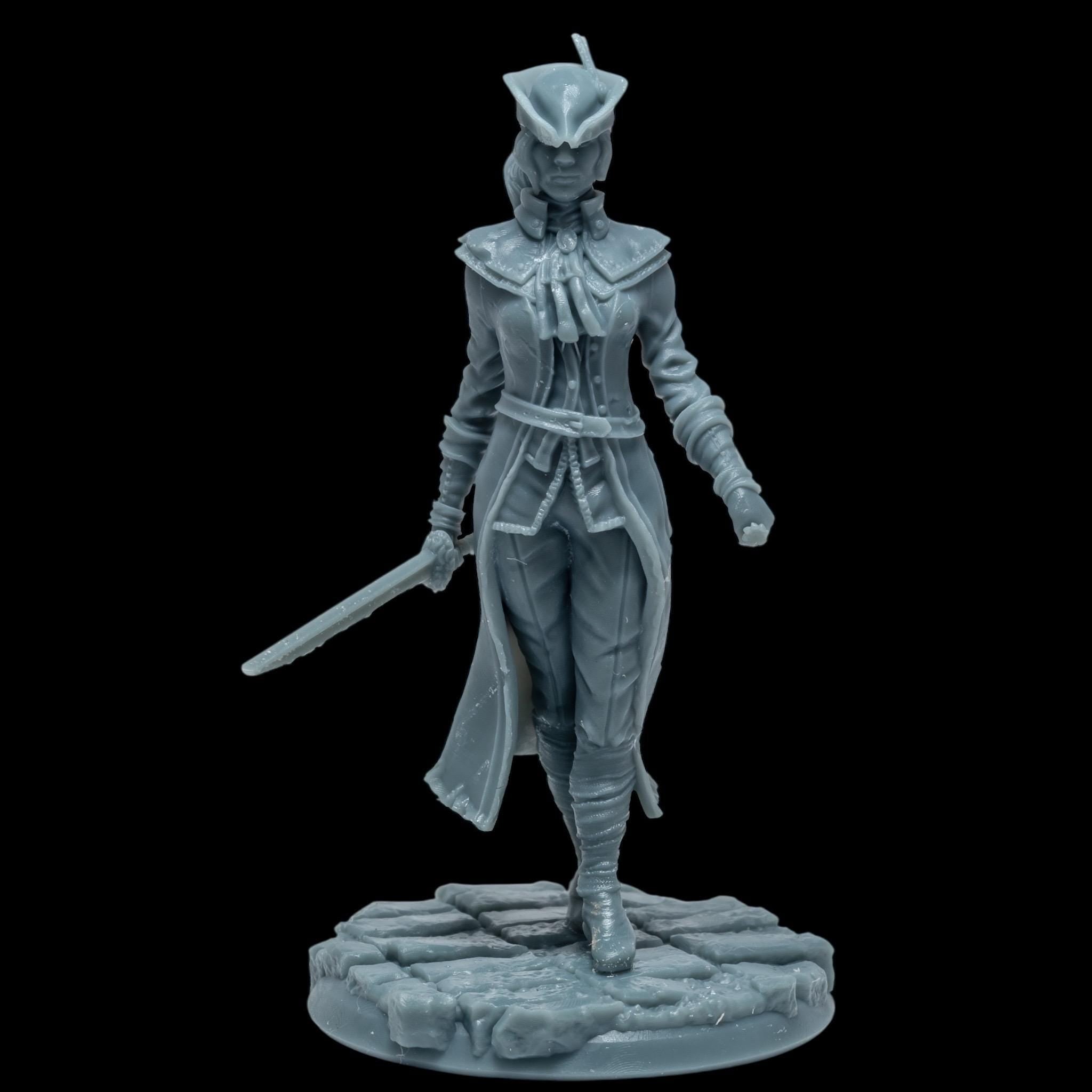 Lady Maria Miniature tabletop, Bloodborne Hand-Painted Resin Statue