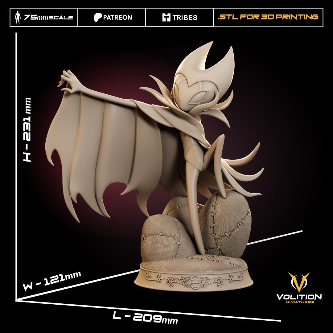 Nightmare King Grimm Hollow Knight  Resin Figure | VolitionMiniatures  figure