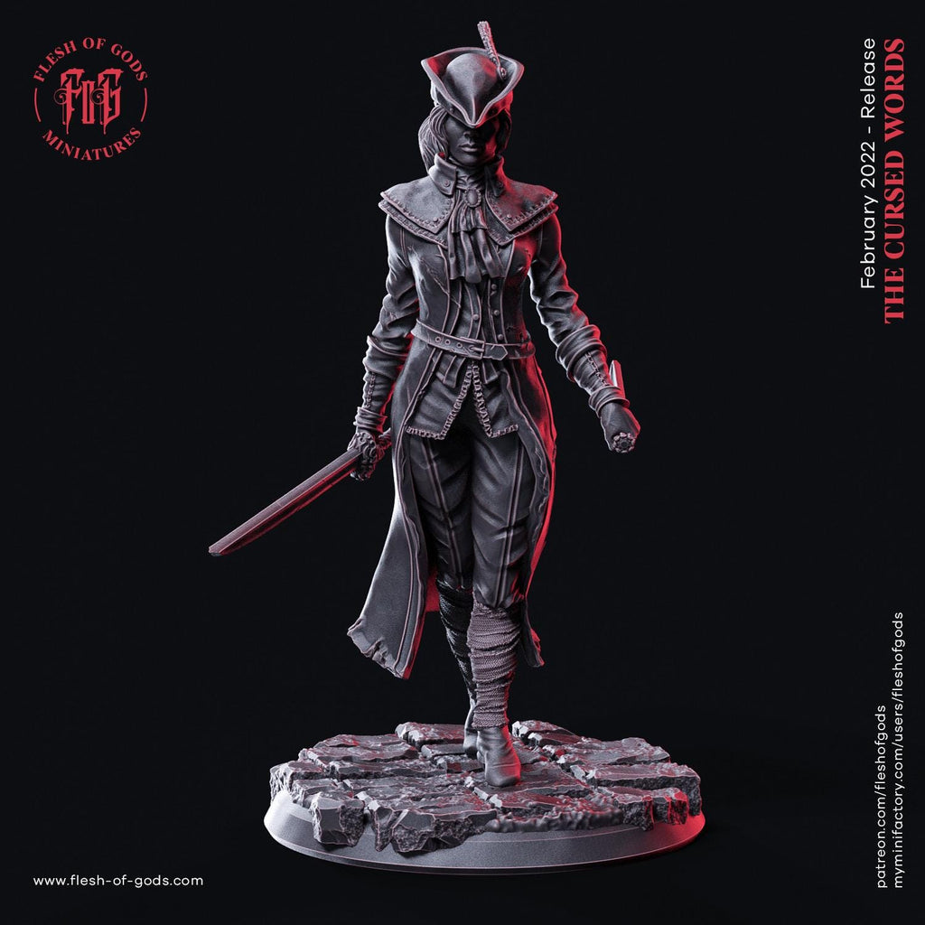 Lady Maria Miniature tabletop, Bloodborne Hand-Painted Resin Statue