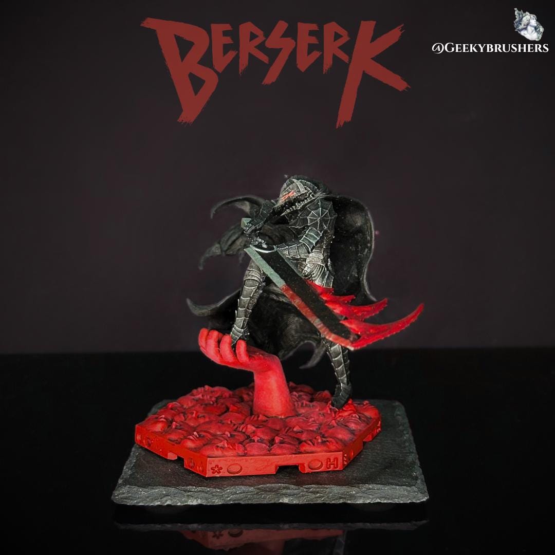 Berserk Guts Berserker Armor Figure: Hand-Painted Resin Statue
