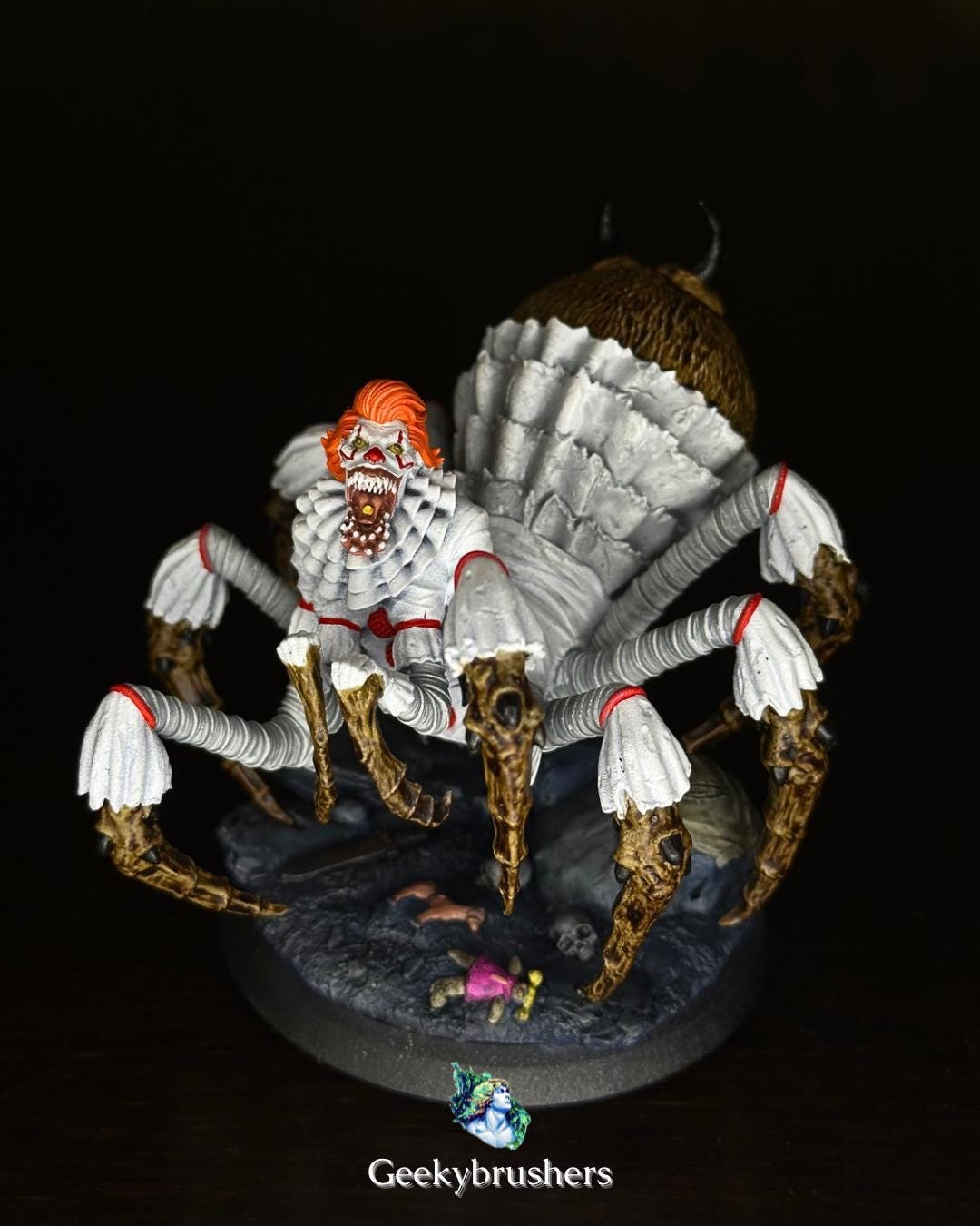 It - Pennywise Spider form Figure | Hand-Painted Resin Diorama (75mm)