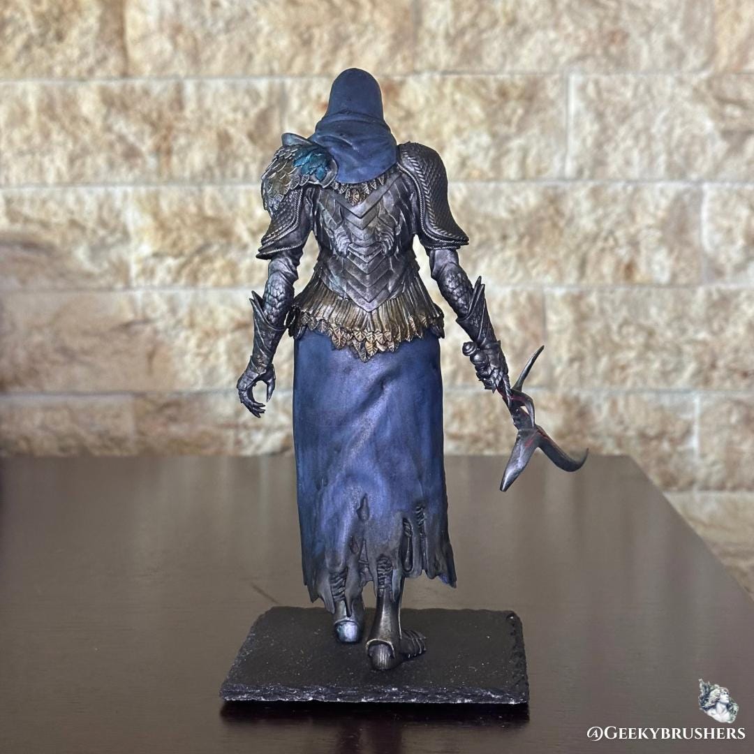 Black Knife Assassin Elden Ring Figure | Stealth Boss Statue | 3D Printed & Hand Painted Collectible | Multiple Sizes Available