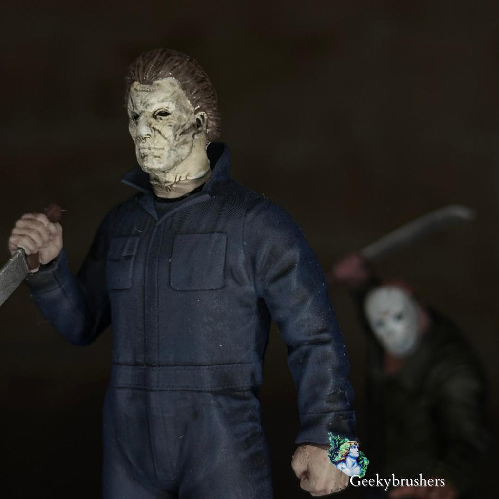 Michael Myers mini Figure| Halloween collectible | Hand-Painted Resin Diorama (75mm)