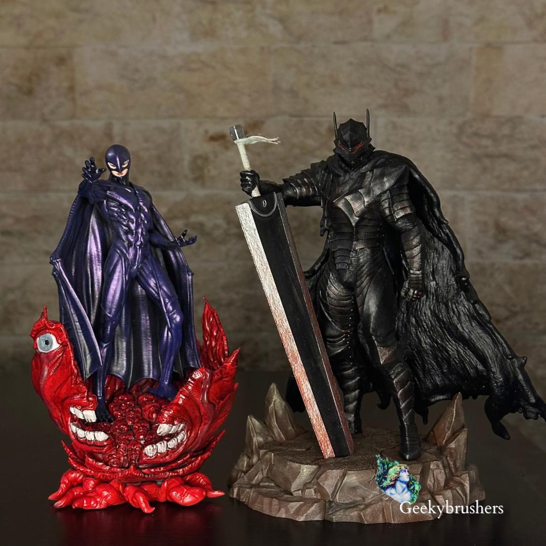 Guts Berserker Armor Painted Statue | Berserk Resin Statue