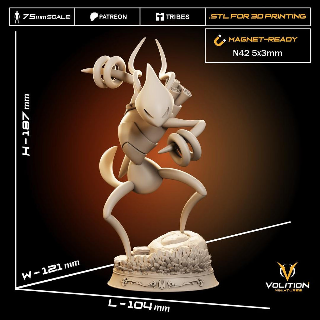Shakra Figure from Silksong | Handmade Resin statue  | Highly Detailed | VolitionMiniatures Model | Painted & Unpainted |Diorama