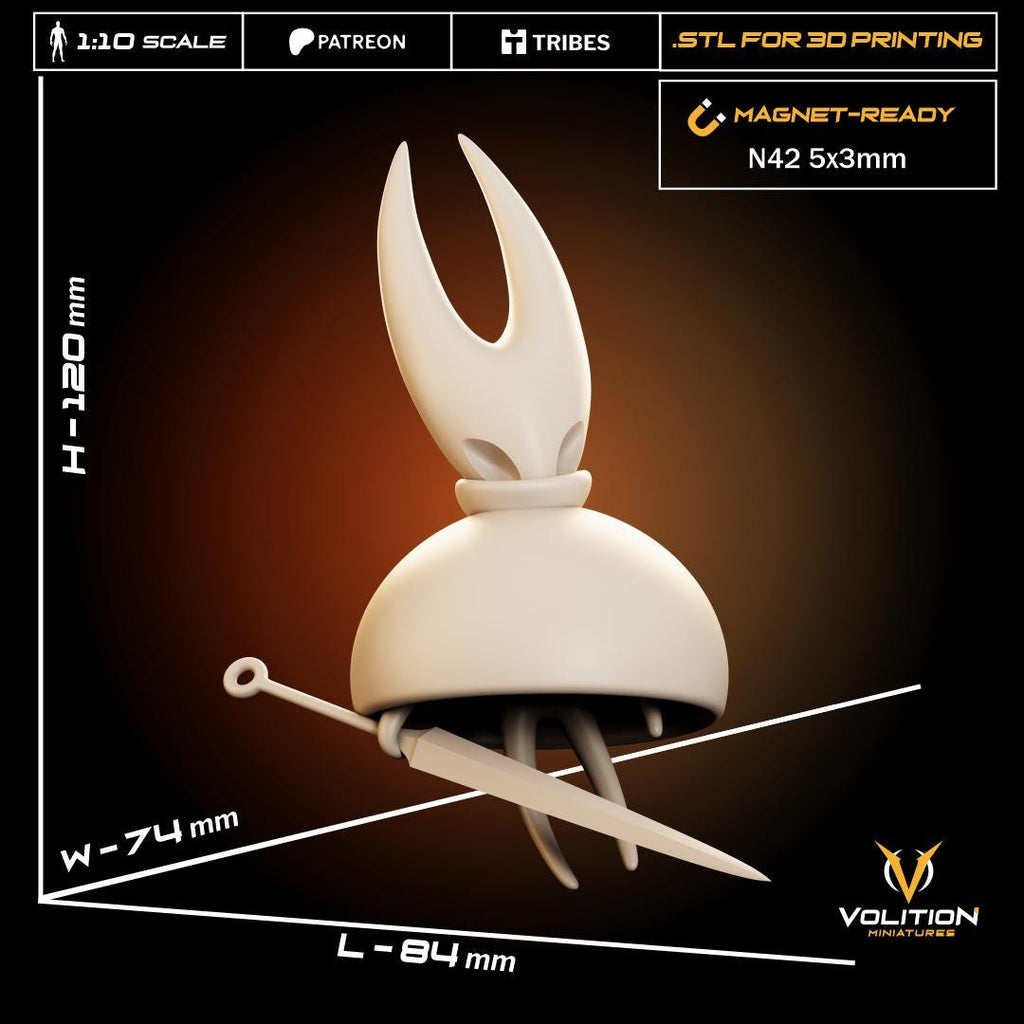 Floating Hornet Magnet  Resin Figure | VolitionMiniatures 75mm Diorama