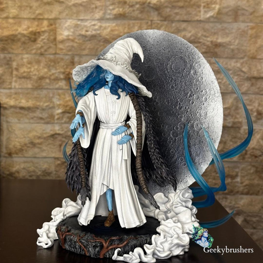 Ranni the Moon witch, Hand-Painted Resin Statue, Fan art Elden Ring Collectible