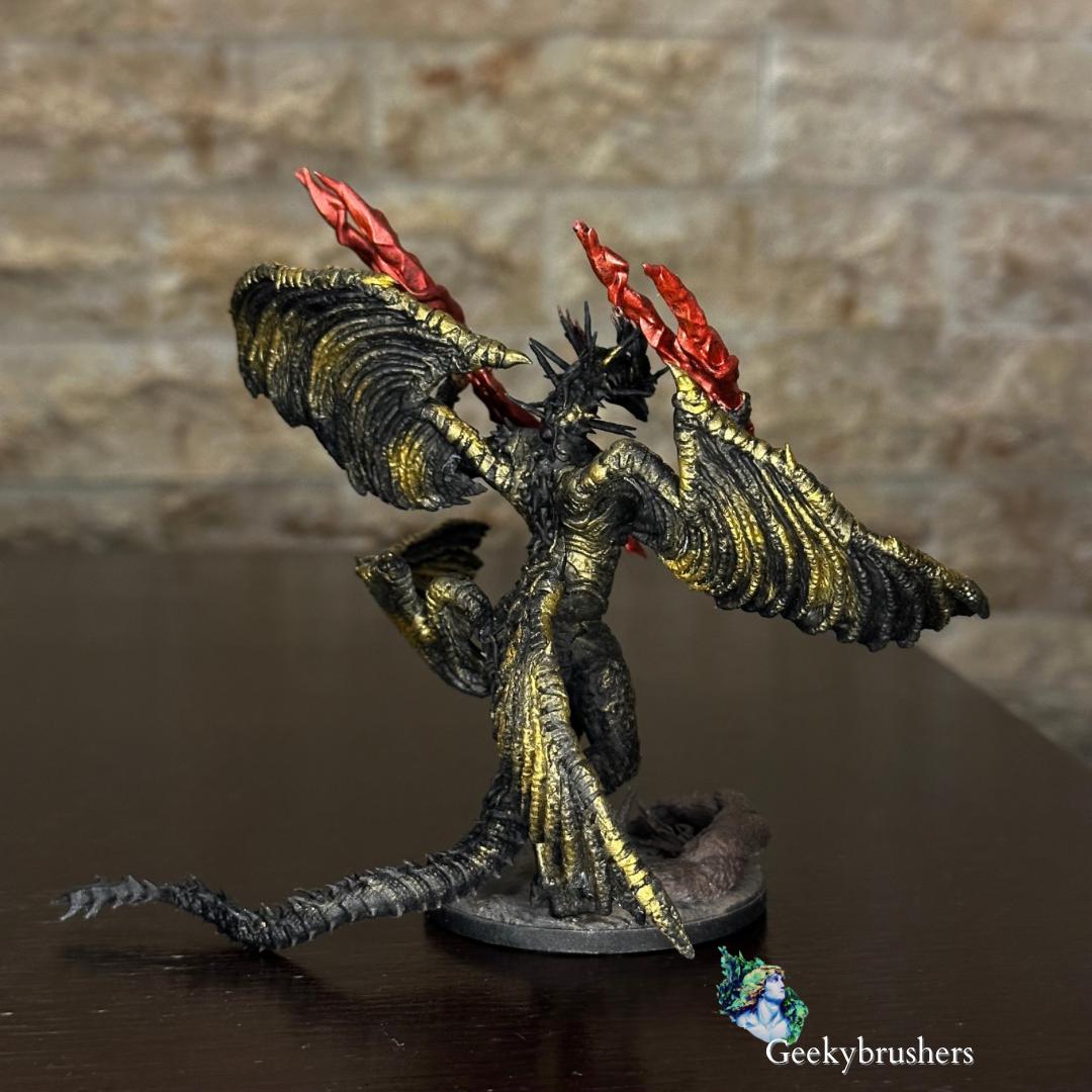 Lichdragon Fortissax, Hand-Painted Resin Statue, Elden Ring Collectible Fanart