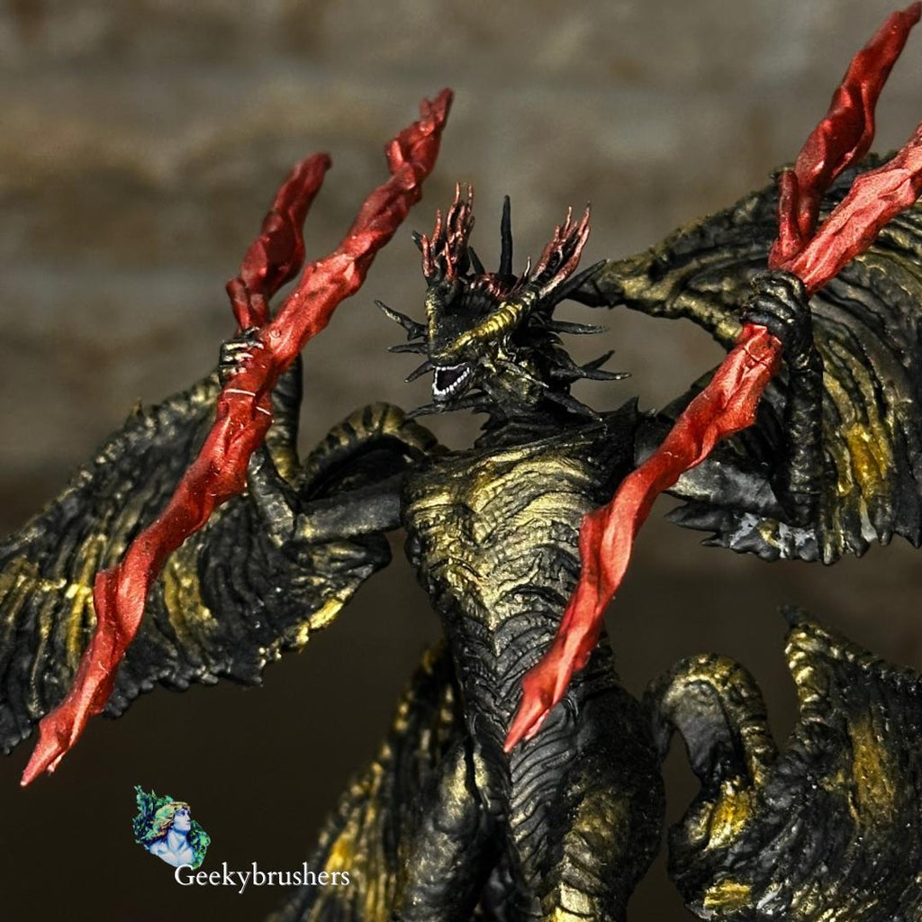 Lichdragon Fortissax, Hand-Painted Resin Statue, Elden Ring Collectible Fanart
