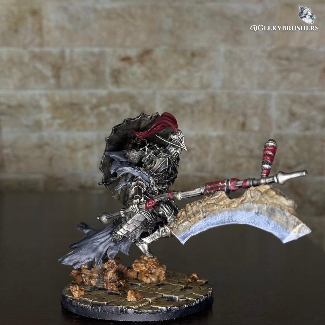 Dragon slayer armour l Dark Souls 3 Collectible Statue | Resin Figure |Hand-Painted Fan Art | 16K High Detail | One-Piece Display Model