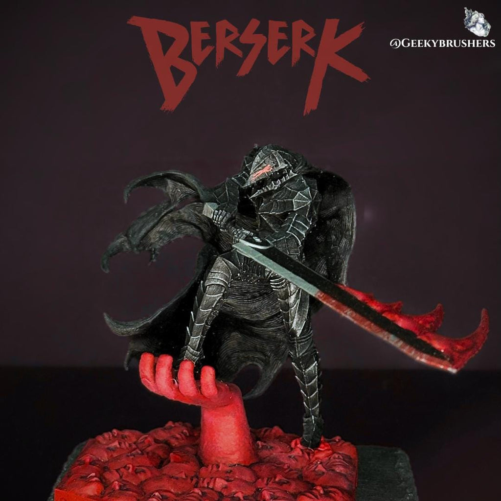 Berserk Guts Berserker Armor Figure: Hand-Painted Resin Statue