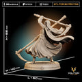 Sister Friede Miniature | Hand-Painted Resin Statue, Dark Souls Fan Art