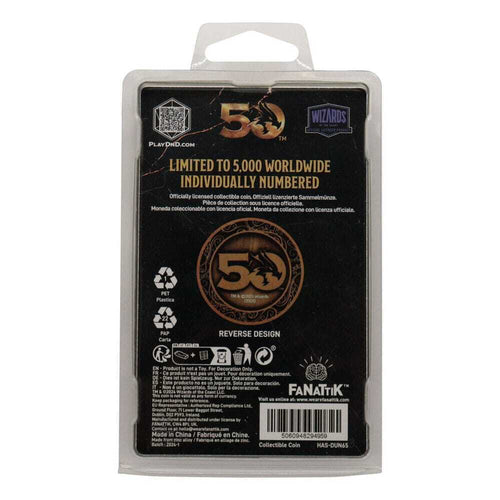 Dungeons & Dragons 50th Anniversary Antique Gold Coin