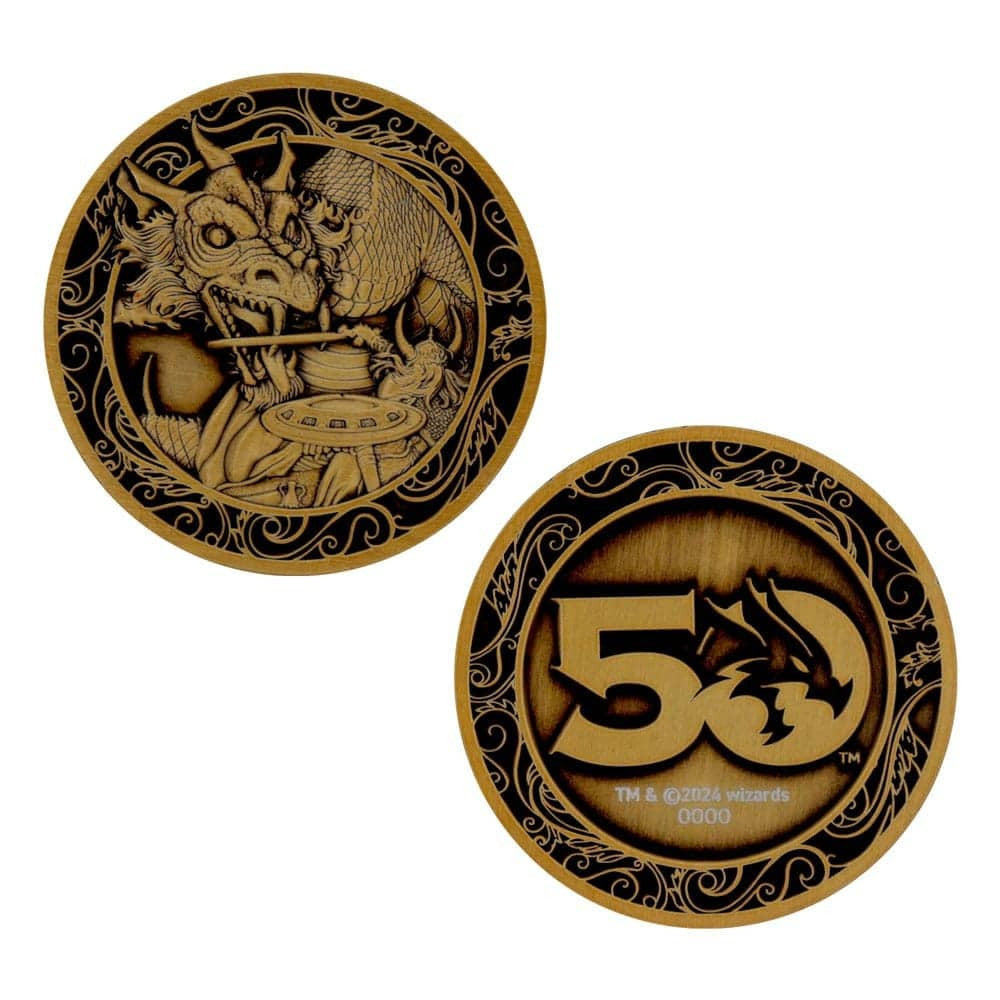 Dungeons & Dragons 50th Anniversary Antique Gold Coin