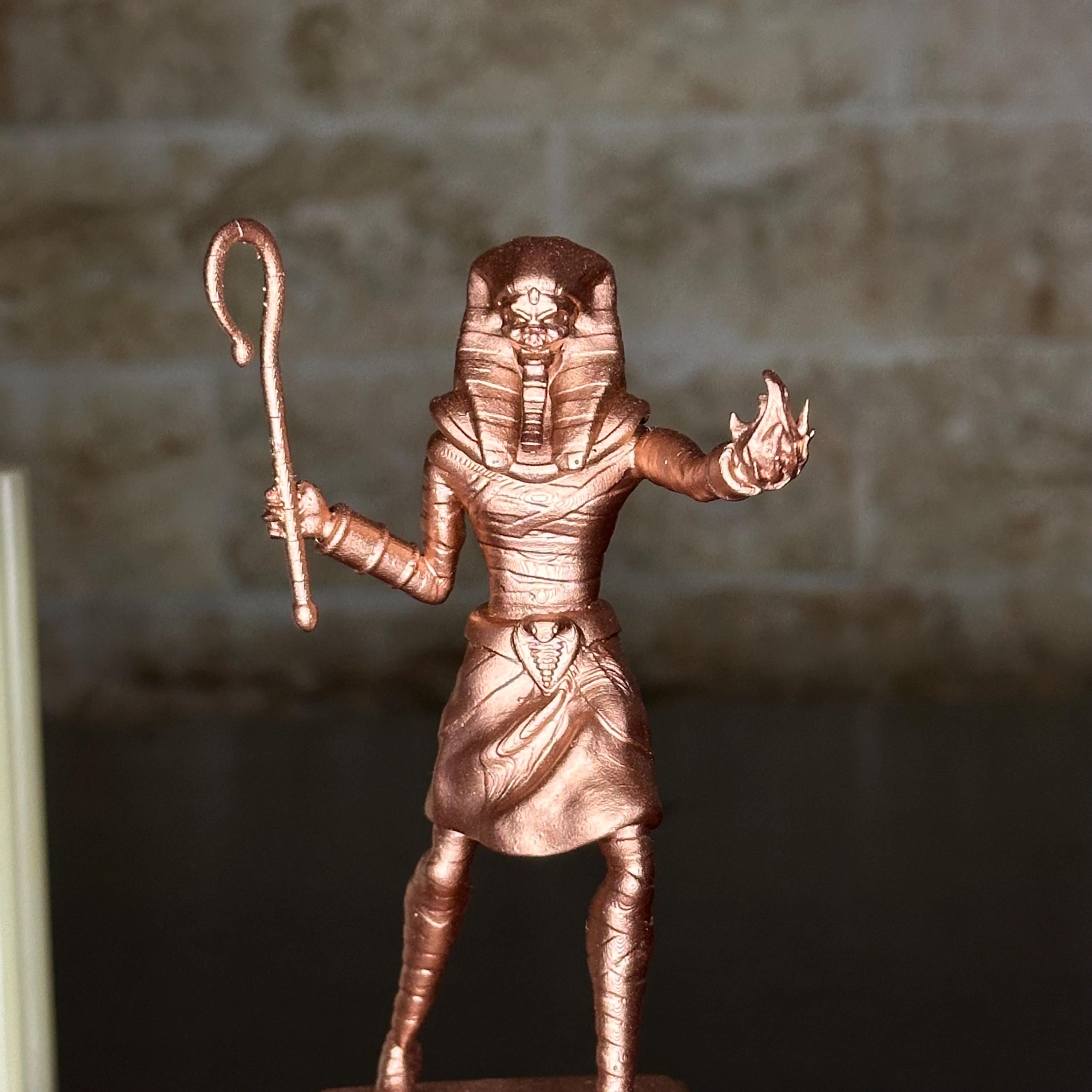 Pharaoh Eddie Iron Maiden Figurine | Hand-Painted Resin Collectible