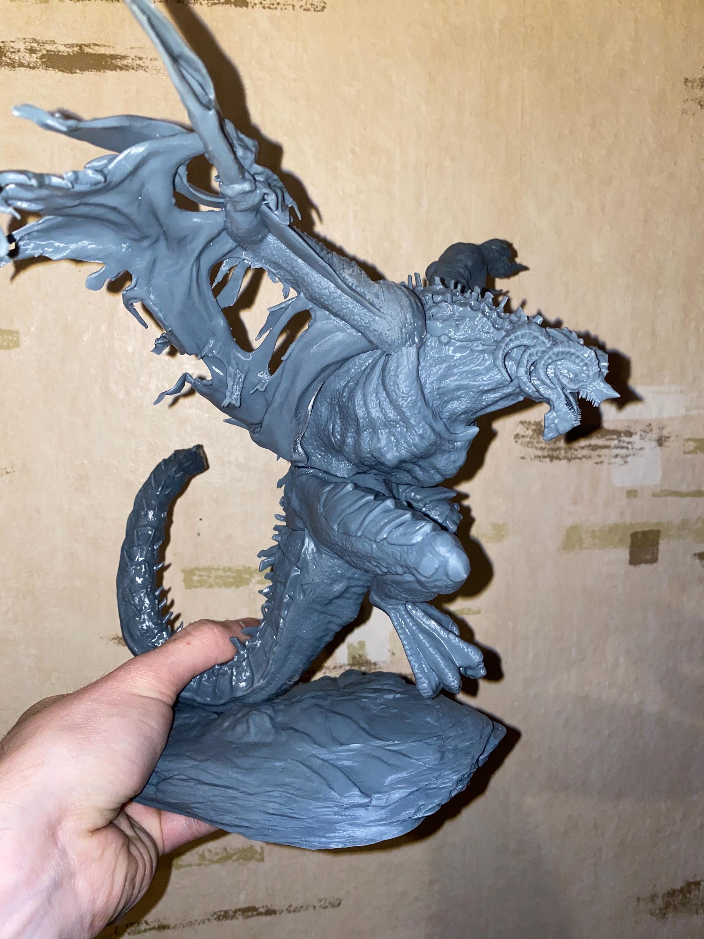 Bayle the Dread Gargantuan Dragon Scale Resin Figure from Elden Ring