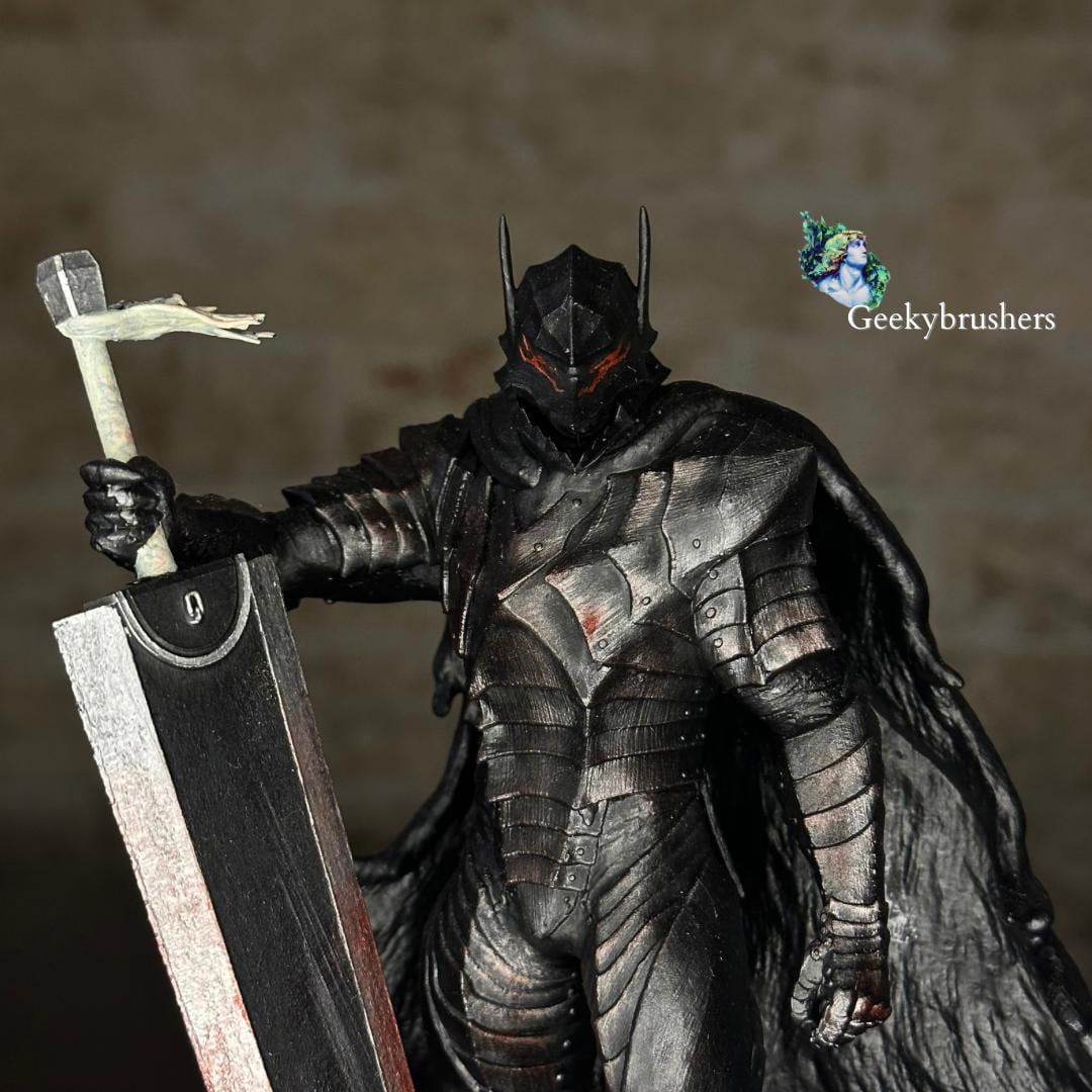 Guts Berserker Armor Painted Statue | Berserk Resin Statue
