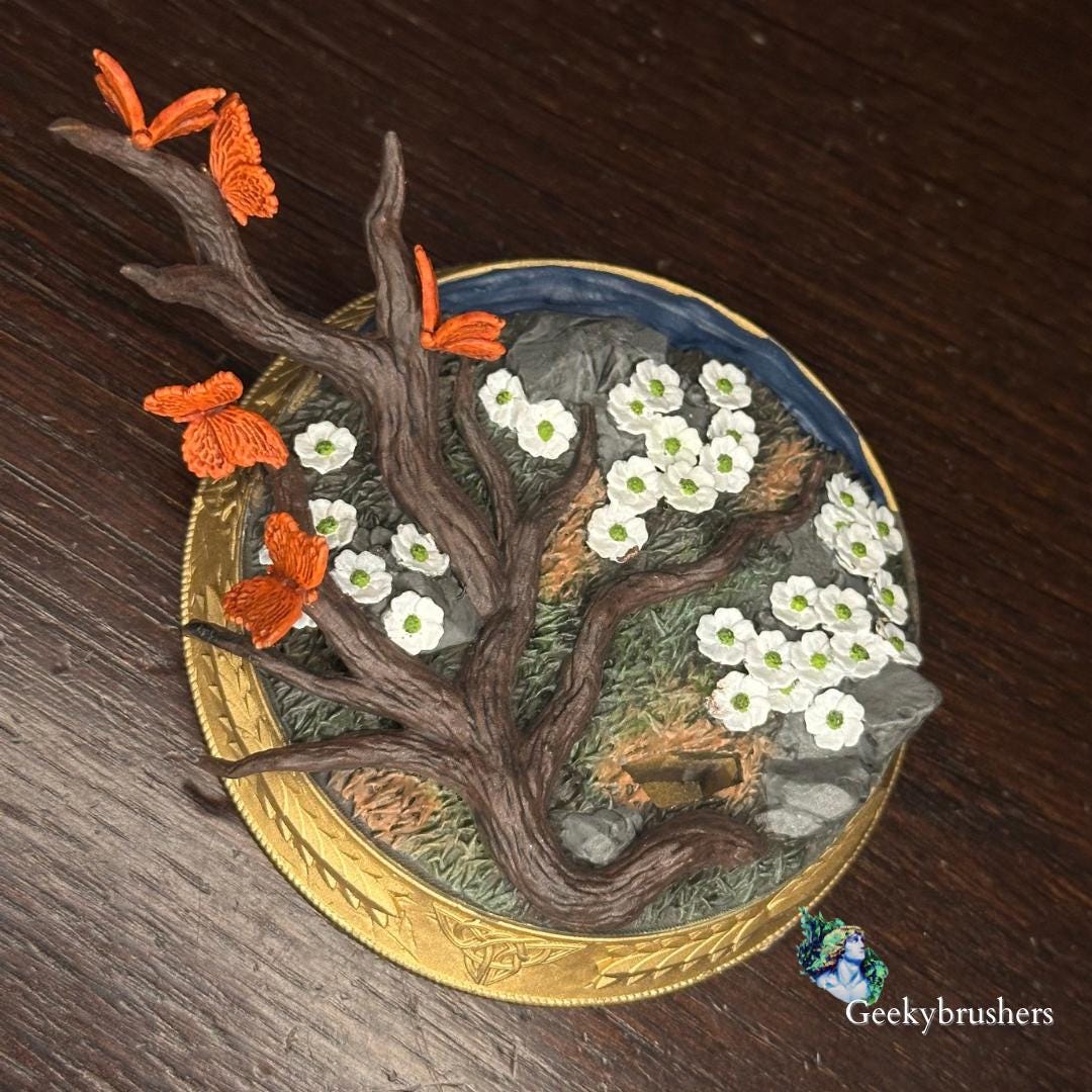Malenia, Blade of Miquella, Hand-Painted Resin Statue, Elden Ring Collectible