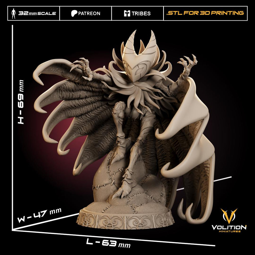 Nightmare King Grimm Miniature | 32mm Resin Figurine, Diorama Base