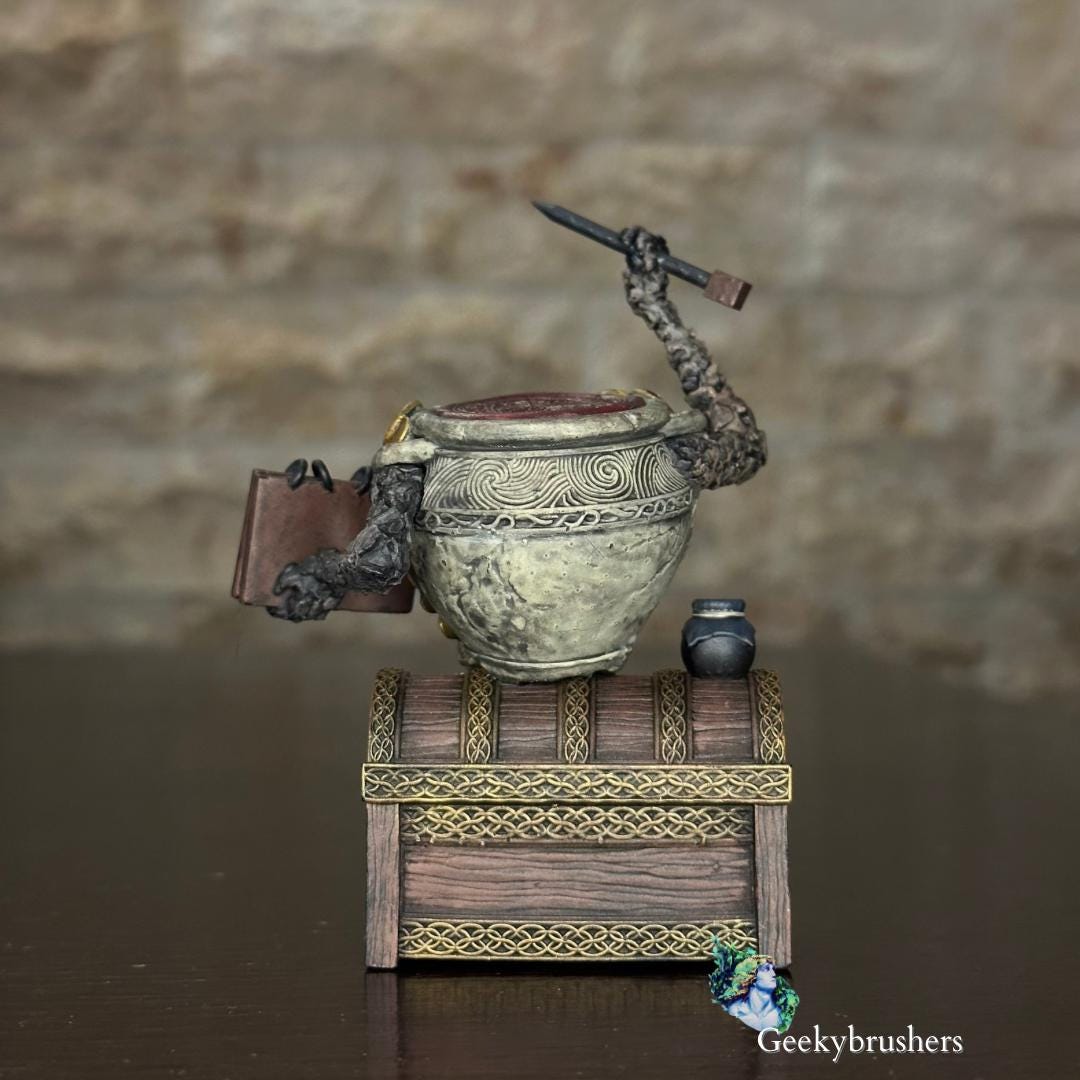 Jar Merchant Figure | Elden Ring Nightreign Statue | 32mm & 75mm | Painted or Unpainted | High Detail 16K Resin | Volition Miniatures License