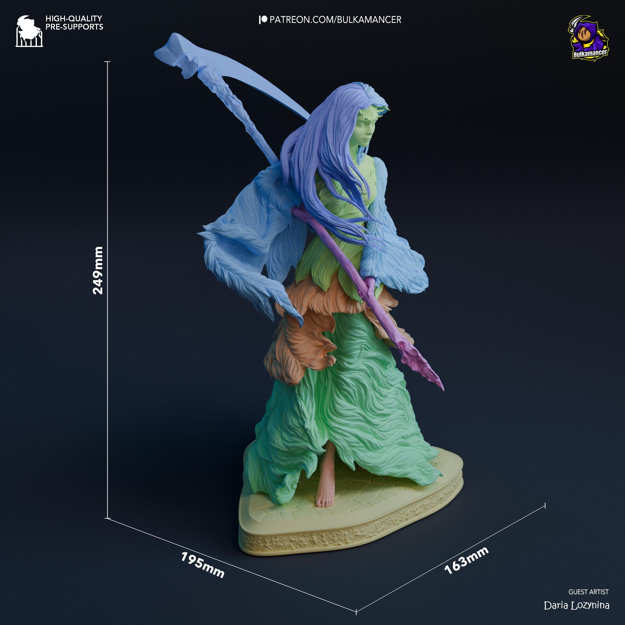 Crossbreed Priscilla| Dark Souls Statue |Highly Detailed| Painted-Unpainted |Diorama Fanart 249mm