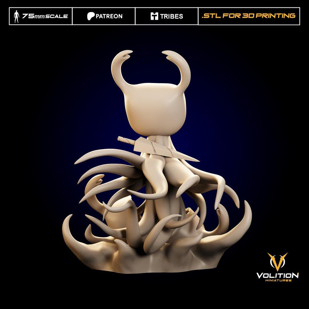 Shadow Hollow Knight  Resin Figure | VolitionMiniatures 75mm Diorama