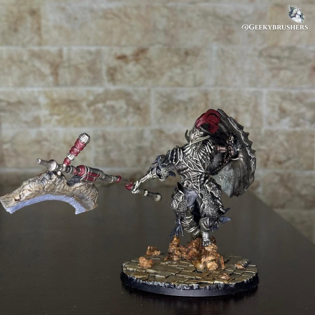Dragon slayer armour l Dark Souls 3 Collectible Statue | Resin Figure |Hand-Painted Fan Art | 16K High Detail | One-Piece Display Model