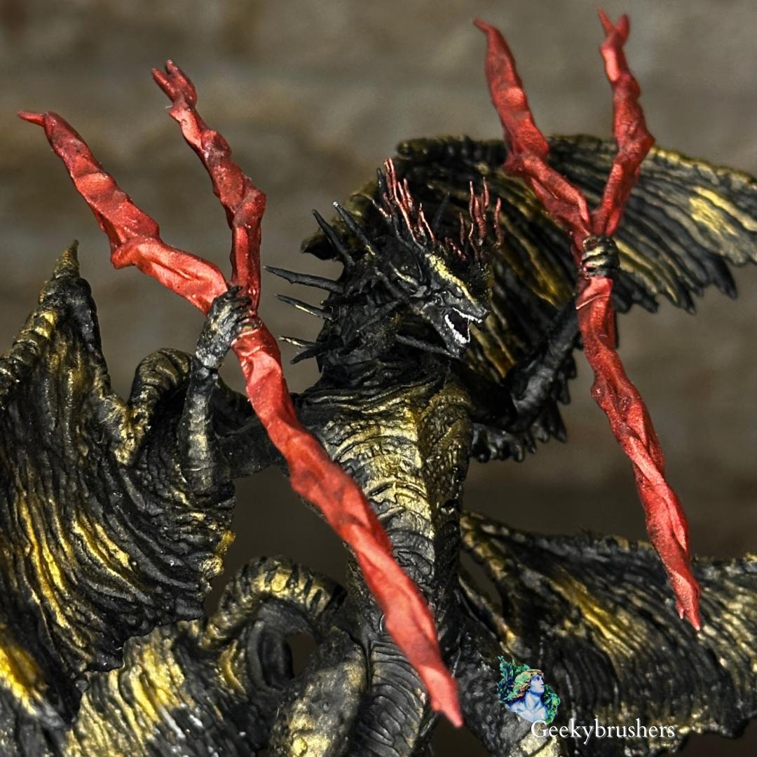Lichdragon Fortissax, Hand-Painted Resin Statue, Elden Ring Collectible Fanart