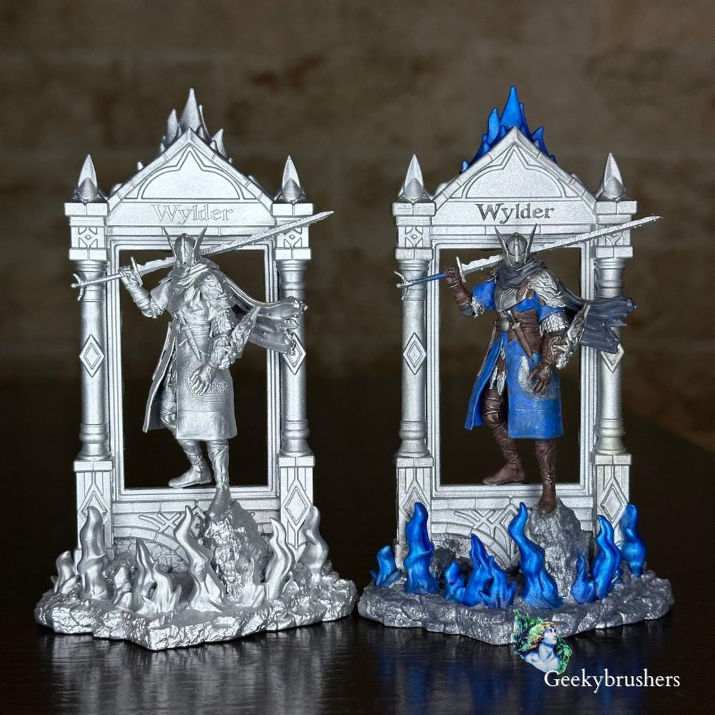 Wylder 3D tarot card figure  | Elden Ring: Nightreign Collectible | Hand-Painted ResinStatue