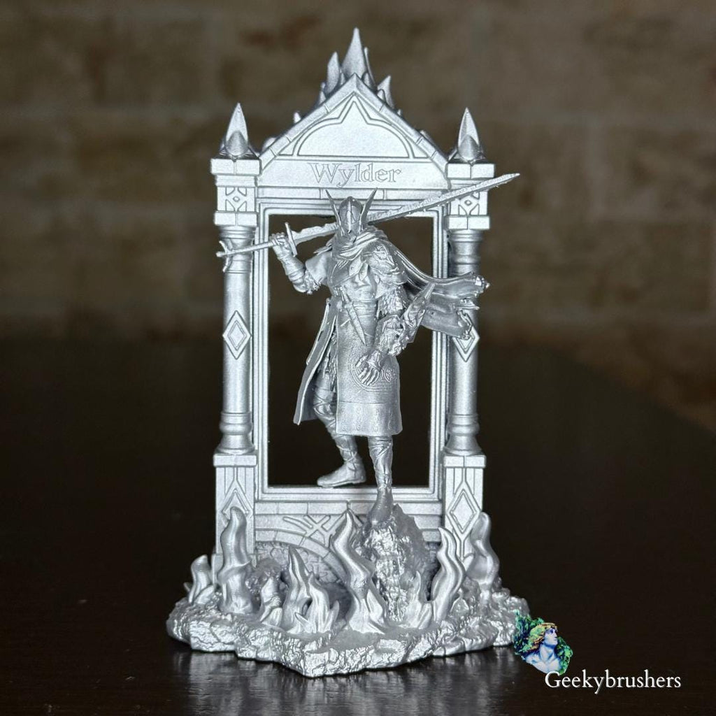 Wylder 3D tarot card figure  | Elden Ring: Nightreign Collectible | Hand-Painted ResinStatue