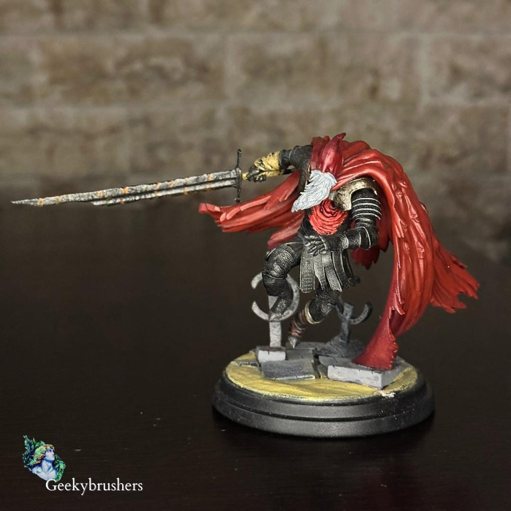 Slave Knight Gael Figure | Dark Souls 3 Fan Art Statue | Hand Painted & Unpainted | 3” Figurine or 180mm Collector Statue | Resin Model