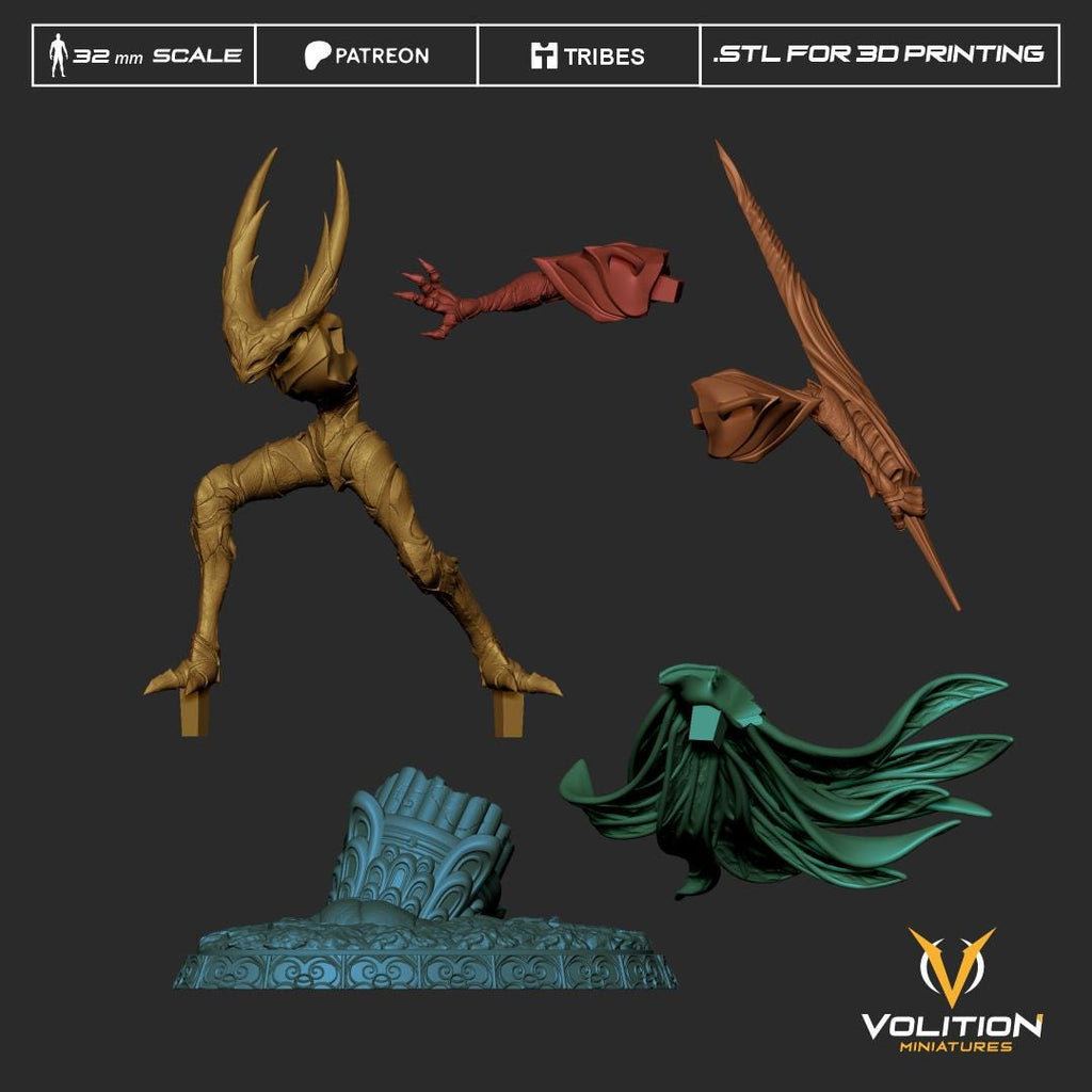 Pure Vessel Miniature Resin Figurine | Hollow Knight Diorama, 32mm Scale