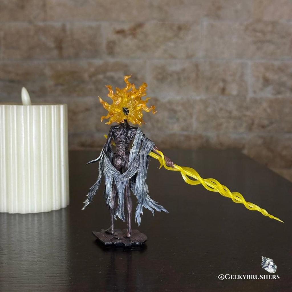 Midra Lord of Frenzied Flame Elden Ring Figure and Glow in the Dark | Shadow of the Erdtree Boss Statue | 3D Printed & Hand Painted