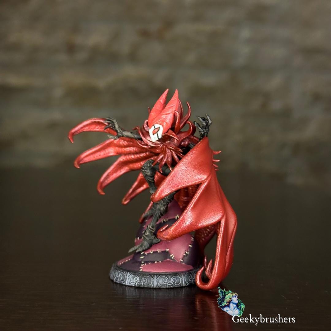 Nightmare King Grimm Miniature | 32mm Resin Figurine, Diorama Base