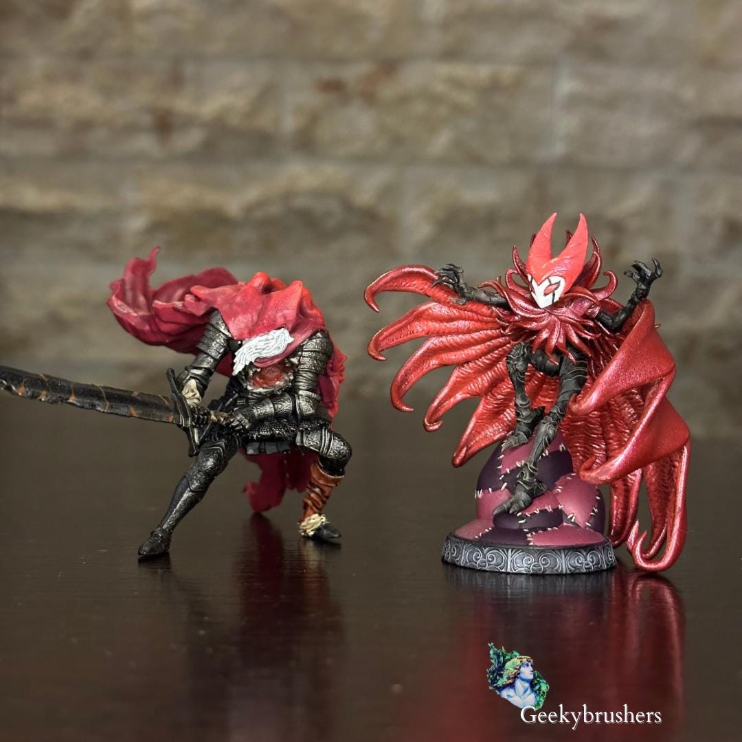 Slave Knight Gael Resin Miniature | Dark Souls 3 Collectible Statue | Hand-Painted Fan Art | 16K High Detail | One-Piece Display Model