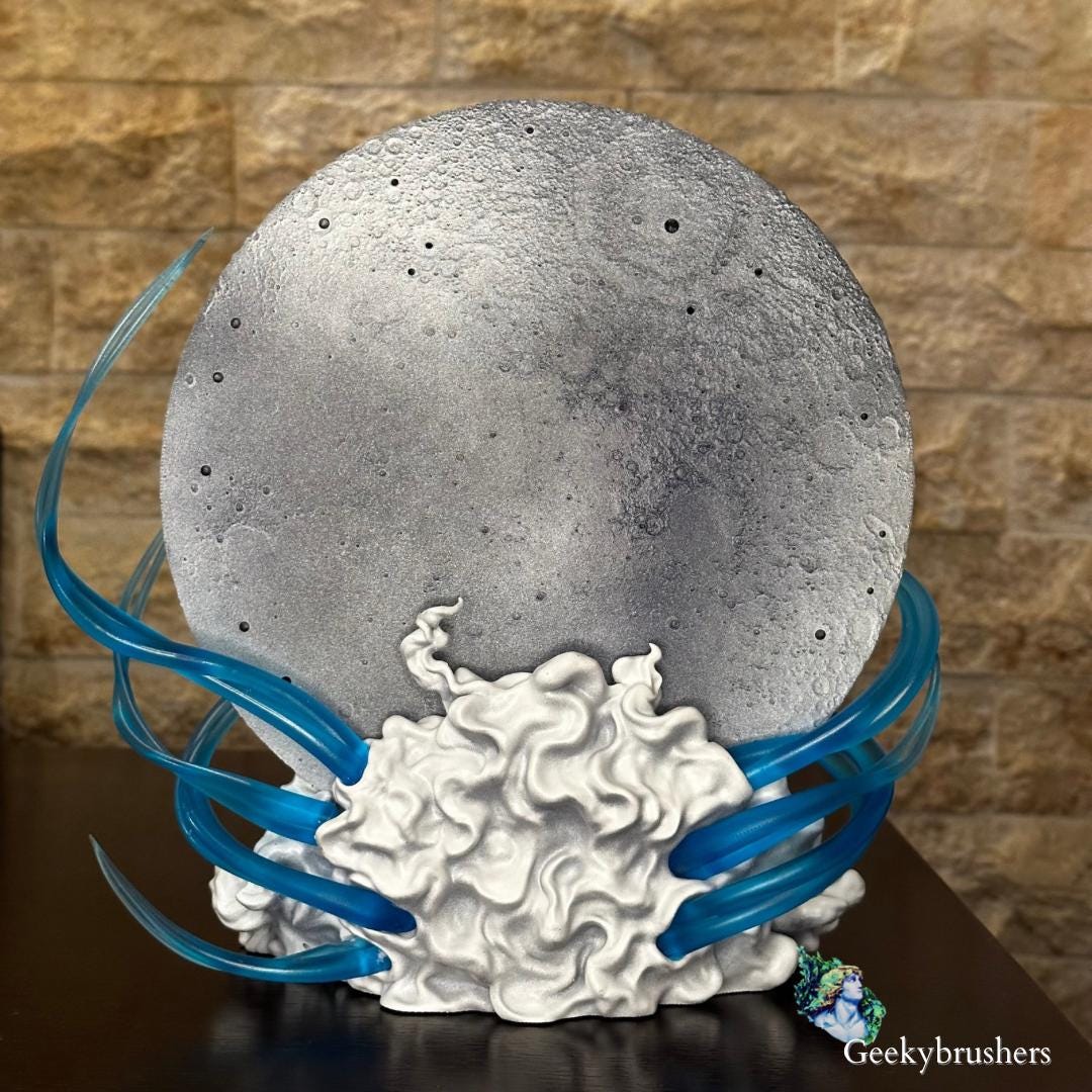 Ranni the Moon witch, Hand-Painted Resin Statue, Fan art Elden Ring Collectible