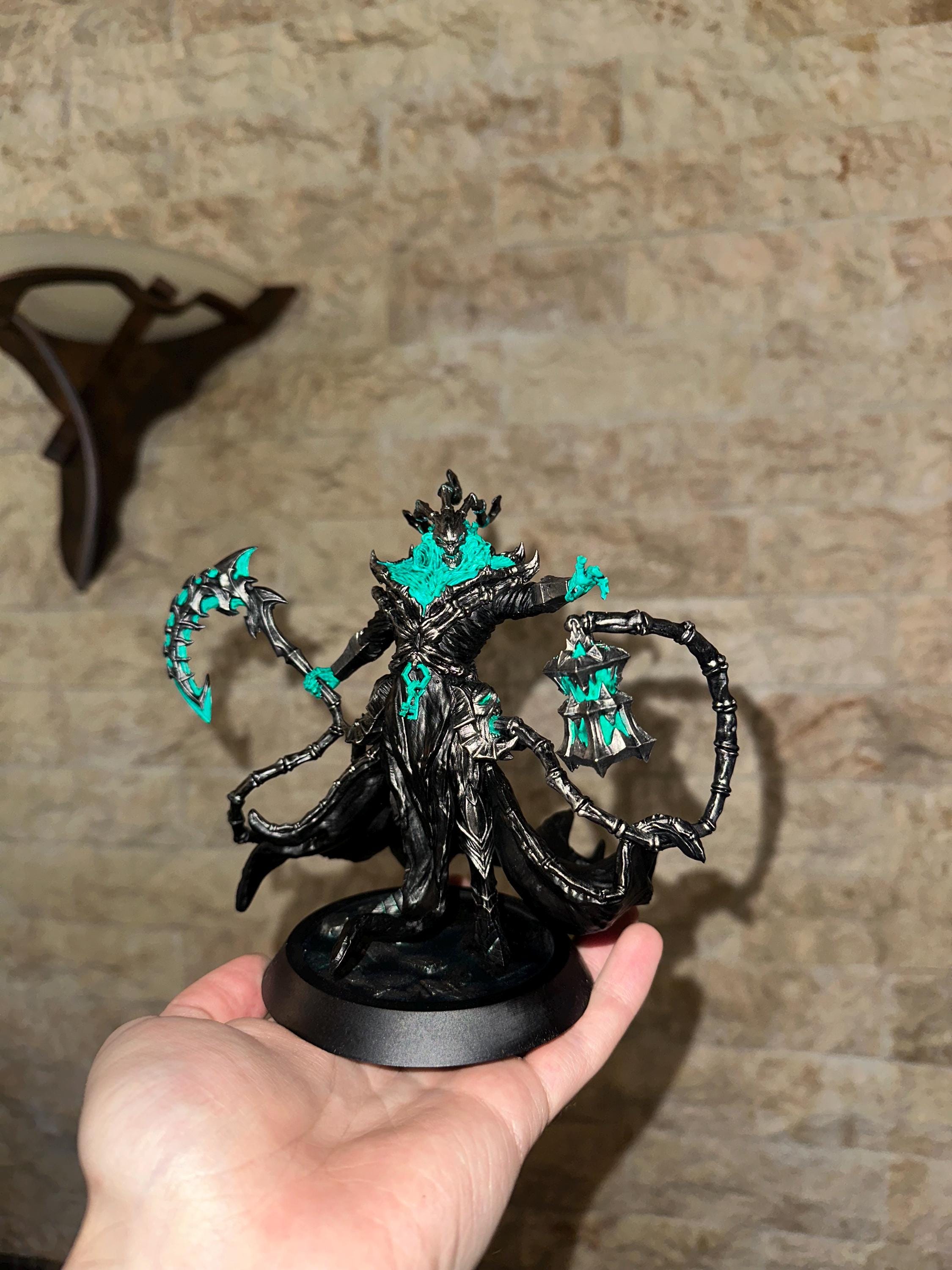 Thresh, hand painted, resin figure, League of Legends, 3d printed