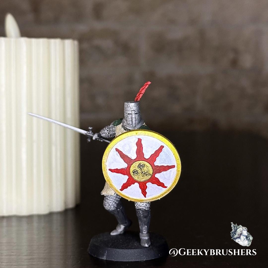 Solaire of Astora Figure|  Resin Statue | Dark Souls 3 , high Detailed ~70mm Height