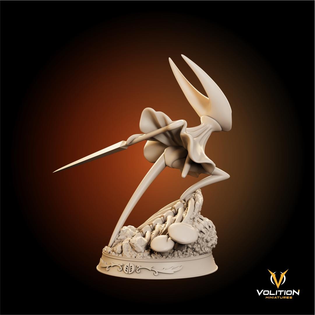 Hand-Painted Hornet Hollow Knight Figure | Resin Fan Art Statue