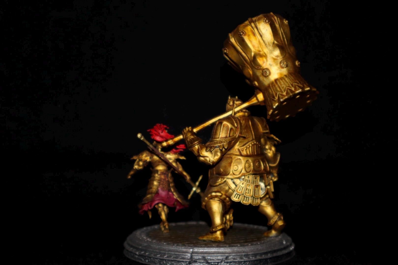 Ornstein and Smough resin figures, statue, Dark Souls remastered