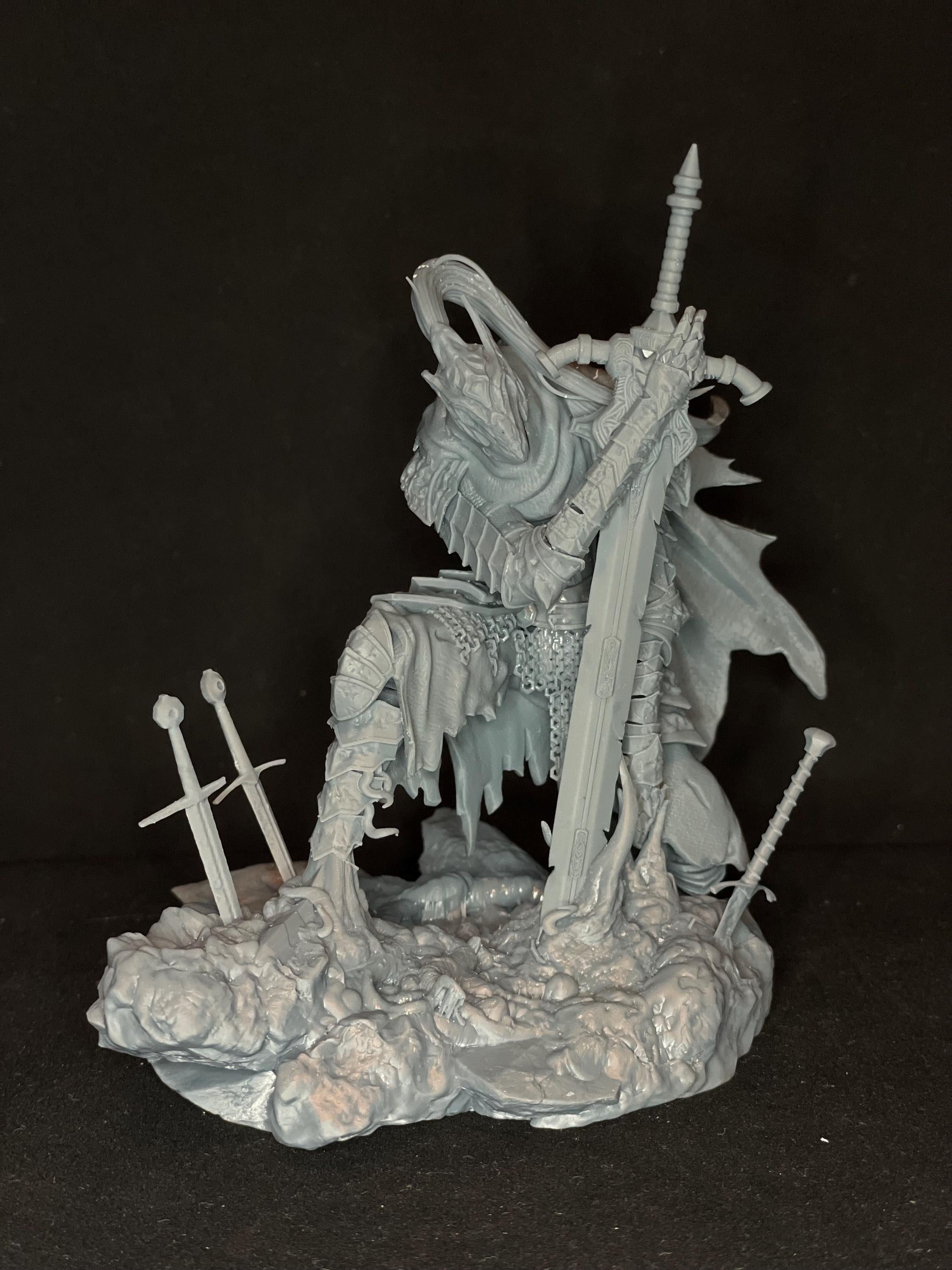 Artorias the Abysswalker Resin Statue | Dark Souls Remastered Collectible | 16K High‑Detail Print | 3 Sizes – Mini, Standard, Statue