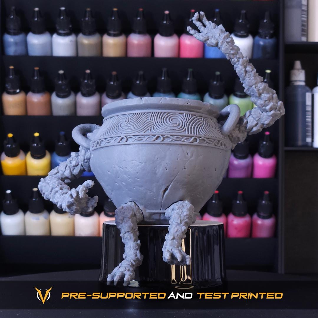 Alexander the jar, Iron fist , Hand-Painted Resin Statue, Elden Ring Collectible| Volitionminiatures