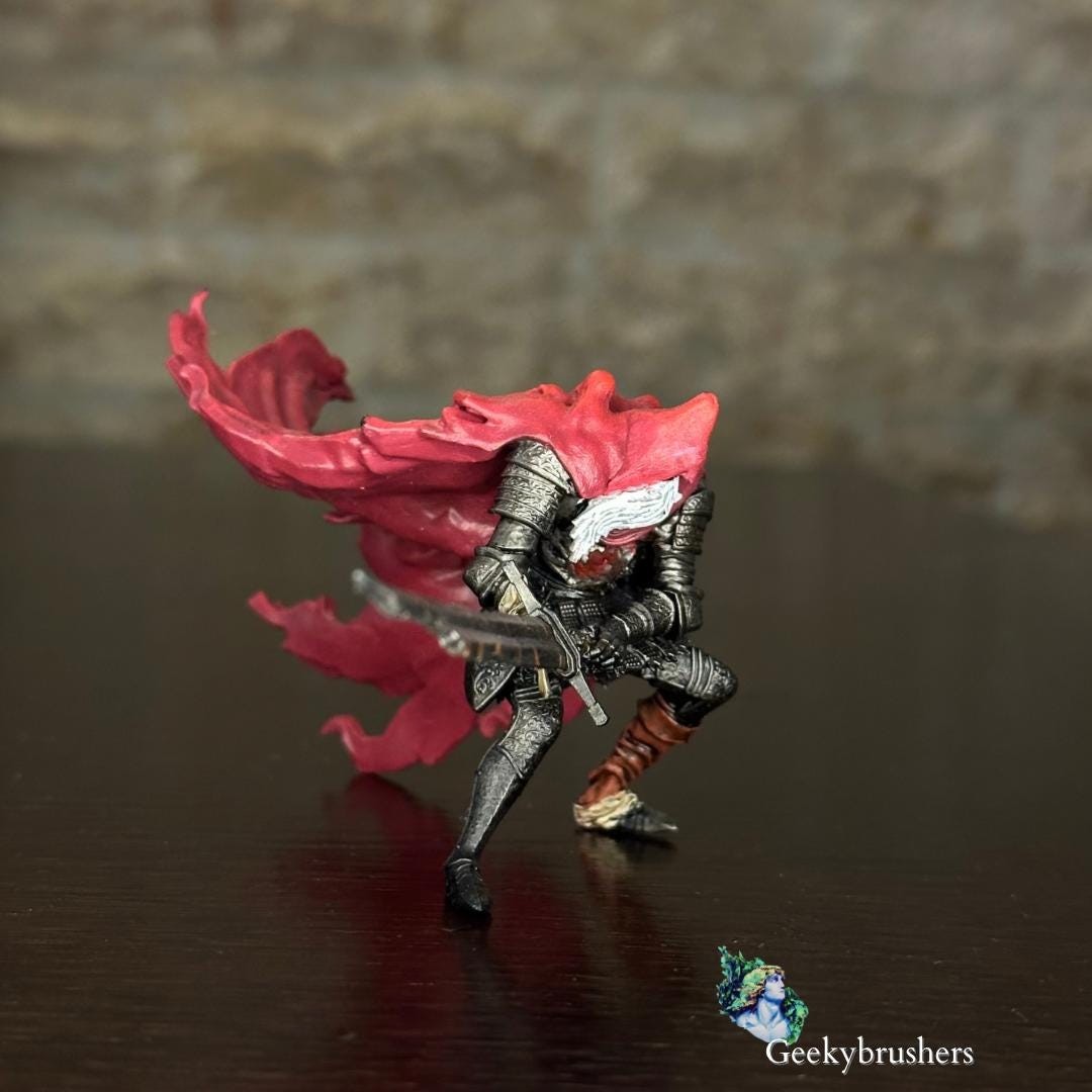 Slave Knight Gael Resin Miniature | Dark Souls 3 Collectible Statue | Hand-Painted Fan Art | 16K High Detail | One-Piece Display Model