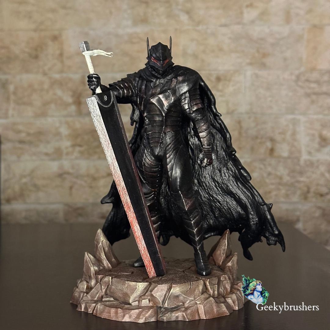 Guts Berserker Armor Painted Statue | Berserk Resin Statue