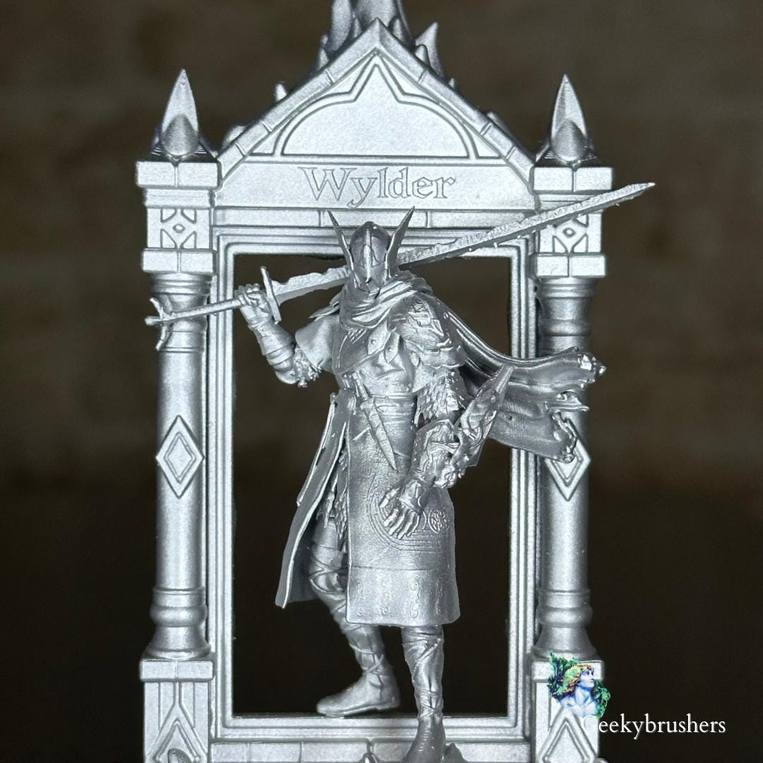 Wylder 3D tarot card figure  | Elden Ring: Nightreign Collectible | Hand-Painted ResinStatue
