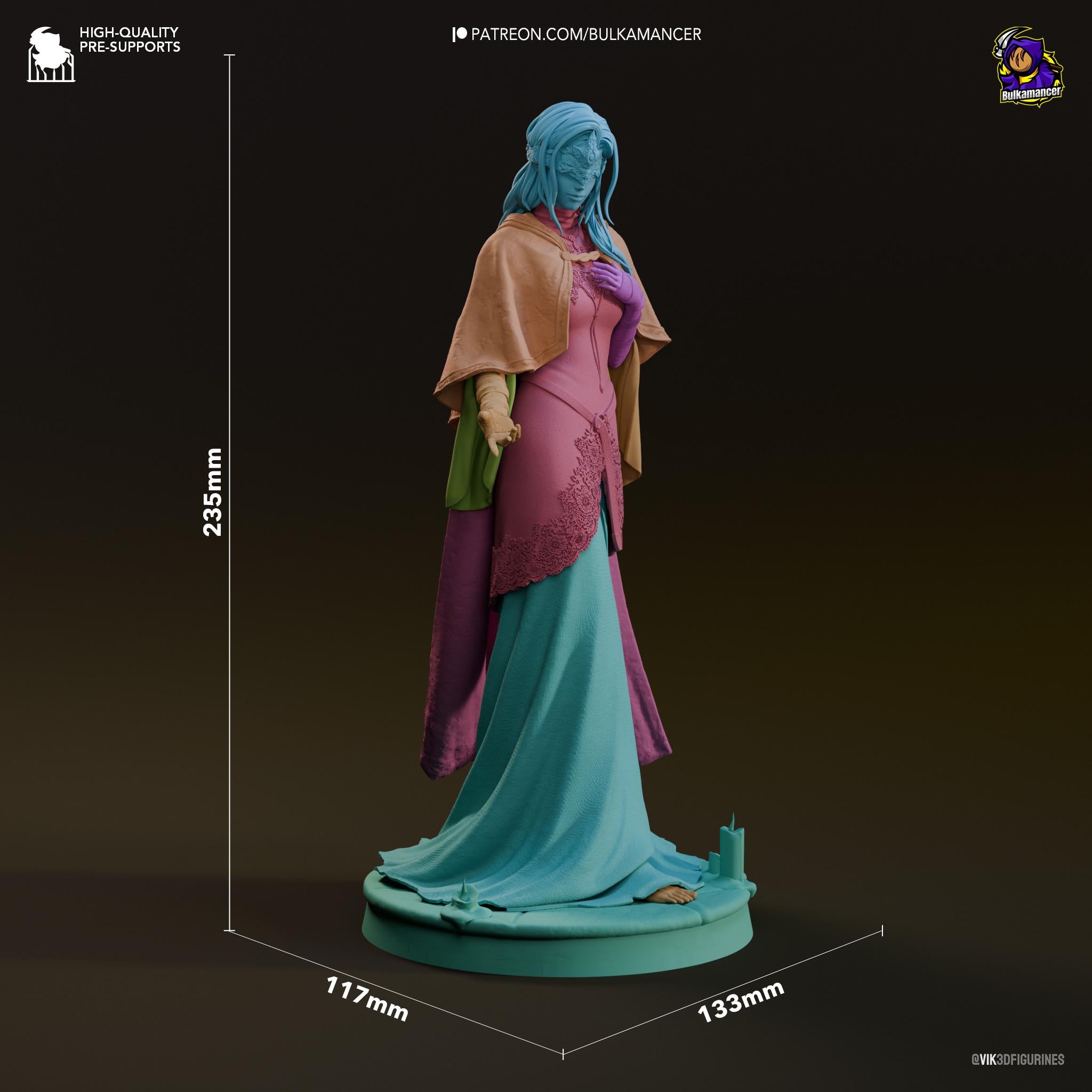 Firekeeper Figure|  Resin Statue | Dark Souls 3 , 235mm height