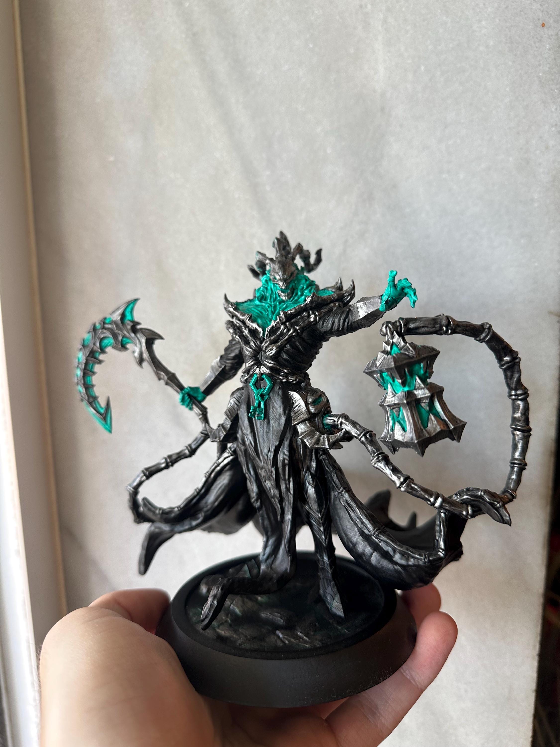 Thresh, hand painted, resin figure, League of Legends, 3d printed
