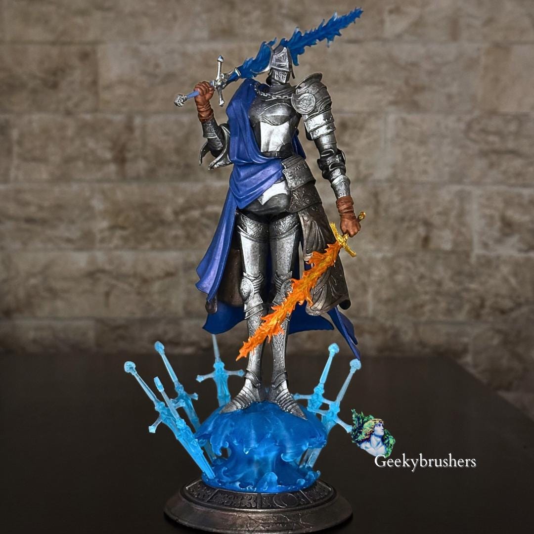 Rellana 1:12 scale, Elden Ring Collectible,  Hand-Painted Resin Statue